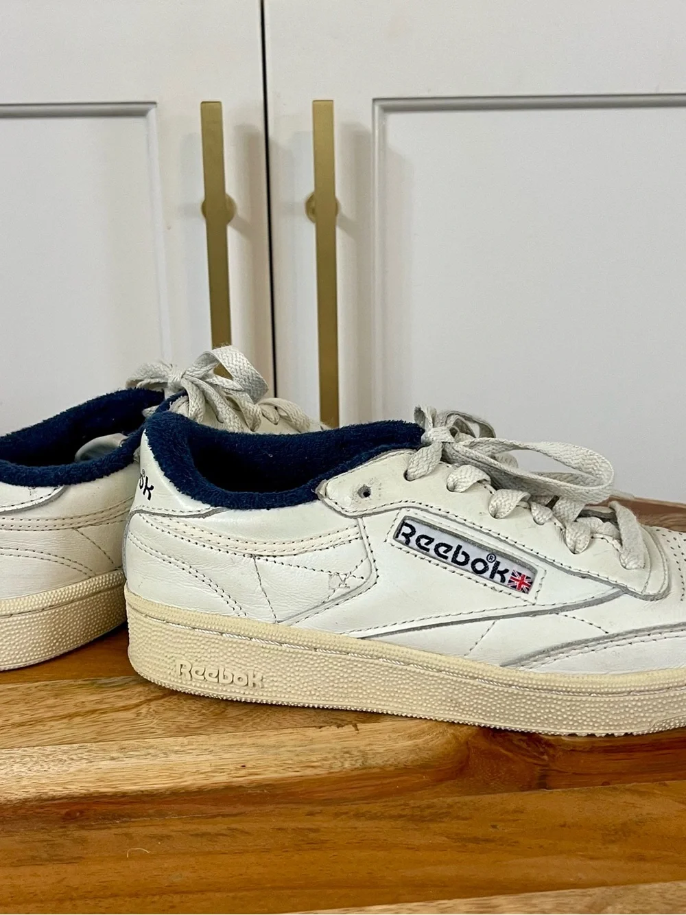 Reebok Big Kids classic Club C 85 Vintage in chalk/vector navy